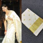 The Pearl Cart Polka Saree