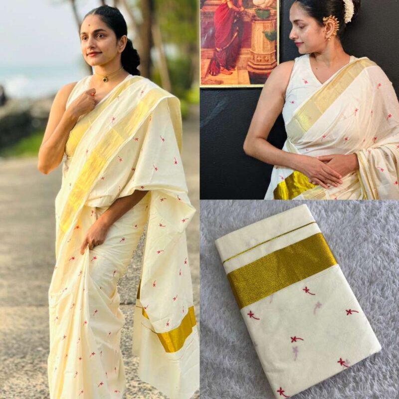 The Pearl Cart Techipoo Saree